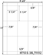 2 1/4 x 3 1/4 Rectangle (no pre-drilled hole)<BR>Brown Kraft Custom Printed Perforated Hang Tag Sheet<BR><B>USUALLY SHIPS IN 2-3 BUSINESS DAYS</B>