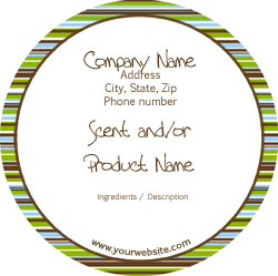 Quick Candle Label #4-30301 <BR><B>USUALLY SHIPS WITHIN 24-48 HRS</B>