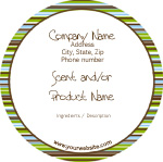 Quick Build Candle Label #4-30301 <BR><B>USUALLY SHIPS WITHIN 24-48 HRS</B>