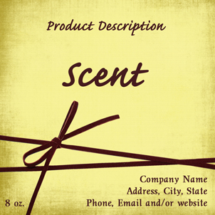 Quick Candle Label #30219 <BR><B>USUALLY SHIPS WITHIN 24-48 HRS</B>