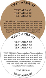 Round Customized Label<BR>Design Style #21<BR><B>USUALLY SHIPS WITHIN 24-48 HRS</b>