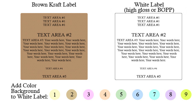 Square Customized Label<BR>Design Style #24<BR><B>USUALLY SHIPS WITHIN 24-48 HRS</b>
