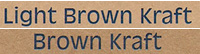 brown kraft custom printed label sheets