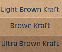 brown kraft label sheets light dark medium
