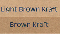 brown kraft labels