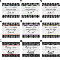 Quick Candle Label - Rectangle Design 617<BR><B>USUALLY SHIPS WITHIN 24-48 HRS</B>