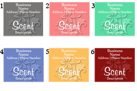 Quick Candle Label - Rectangle Design 682<BR><B>USUALLY SHIPS WITHIN 24-48 HRS</B>