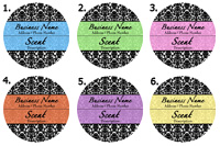Quick Candle Label - Round Design 610<BR><B>USUALLY SHIPS WITHIN 24-48 HRS</B>