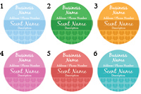 Quick Candle Label - Round Design 620<BR><B>USUALLY SHIPS WITHIN 24-48 HRS</B>