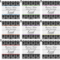 Quick Candle Label - Square Design 616<BR><B>USUALLY SHIPS WITHIN 24-48 HRS</B>