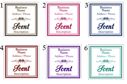 customized quick candle labels