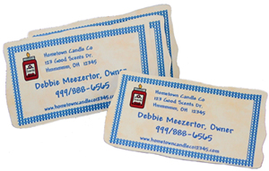 Country Cut Businss Cards