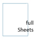 Removable White Full Sheet Labels