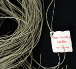 Pre-cut Hang Tag Strings (100 ct., 12" length) <BR>100% Natural Hemp Cord 20lb<BR><B>USUALLY SHIPS SAME DAY</B>