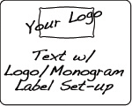Design Services - Text & Logo Label Set-up