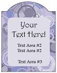 Customized 1.75 x 2.25 Dome Top Rectangle Hang Tag Kit (Set of 48) <BR><B>USUALLY SHIPS WITHIN 24 HRS</B>