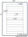 .75 x 5.75 Rectangle Water-Resistant White Polyester Laser Label Sheet<BR><B>USUALLY SHIPS SAME DAY</B>