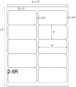 2 x 4  Rectangle Khaki Tan Label Sheet<BR><B>USUALLY SHIPS SAME DAY</B>