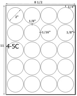 2 Diamter Round Khaki Tan Label Sheet<BR><B>USUALLY SHIPS SAME DAY</B>