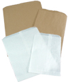 6.25 x 9.25 Inkjet White or Brown Kraft Printable Merchandise Bag<BR><B>USUALLY SHIPS SAME DAY</B>