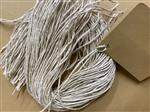 Pre-cut Hang Tag Strings (100 ct., 12" length) <BR>100% Natural Hemp Cord 6 Strand<BR><B>USUALLY SHIPS SAME DAY</B>