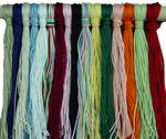 Pre-cut Hang Tag Strings (100 ct., 12" length) <BR>100% Mercerized Cotton 10/2<BR><B>USUALLY SHIPS SAME DAY</B>