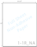 8 1/2 x 11 Non-adhesive Brown Kraft Paper<BR><B>USUALLY SHIPS SAME DAY</B>