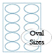 oval brown kraft labels custom printed