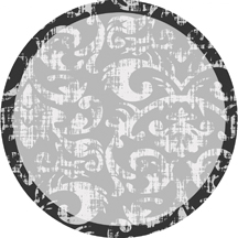 Round Candle Label Background