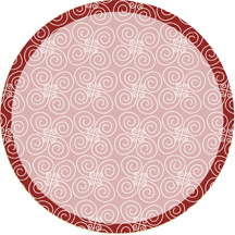 Round Candle Label Background