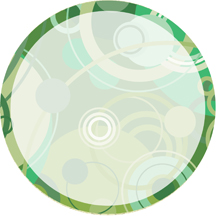Round Candle Label Background