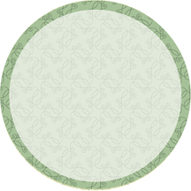 Round Candle Label Background
