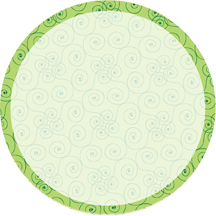 Round Candle Label Background