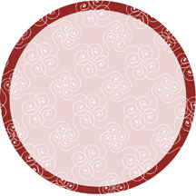 Round Candle Label Background