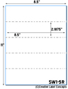 2.1875 x 8.5 Soap Wrap Cardstock Sheet<BR><B>USUALLY SHIPS SAME DAY</B>